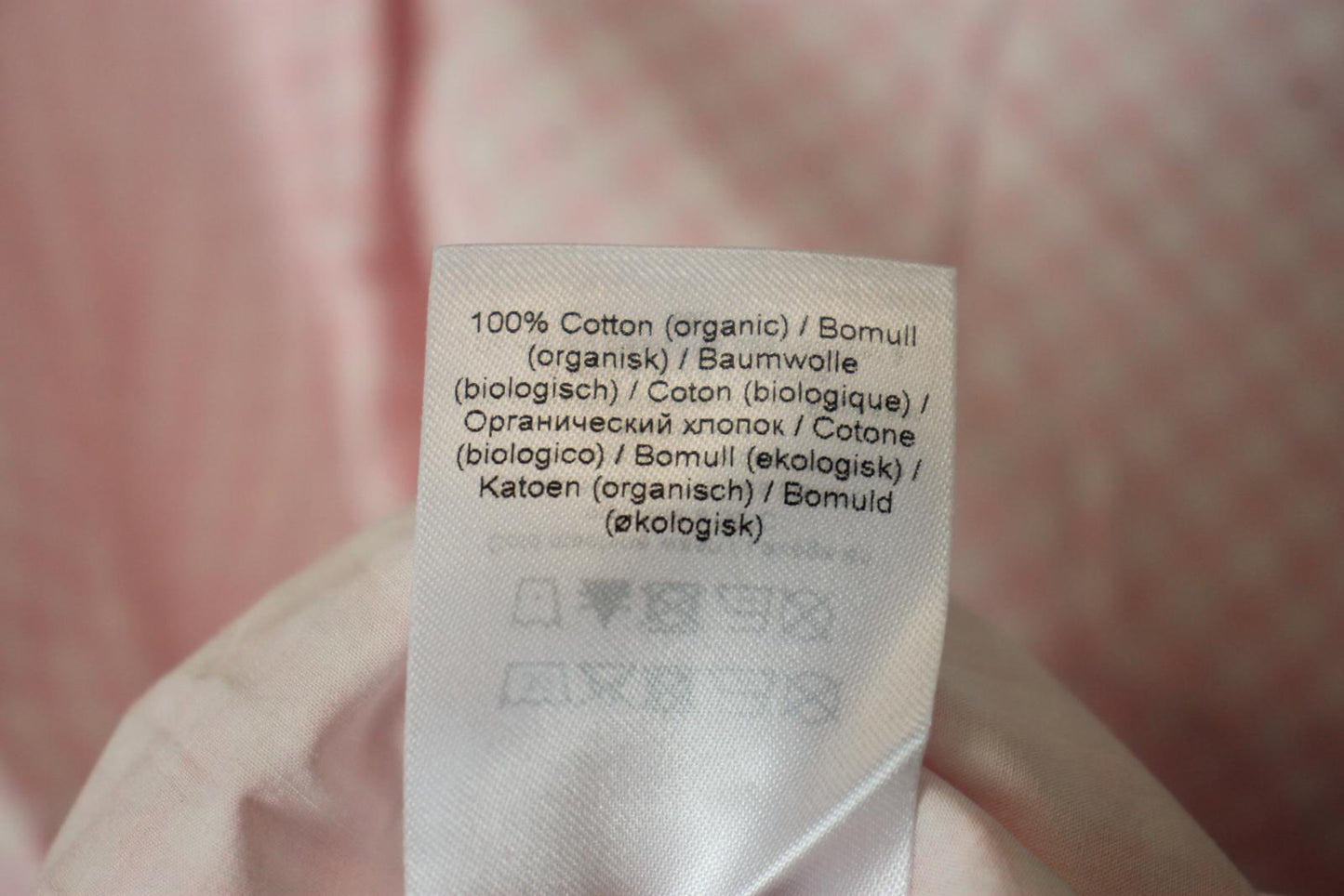 GANNI Ladies Pink & White Cotton Check Puff Sleeve Knee Length Dress UK12 NEW