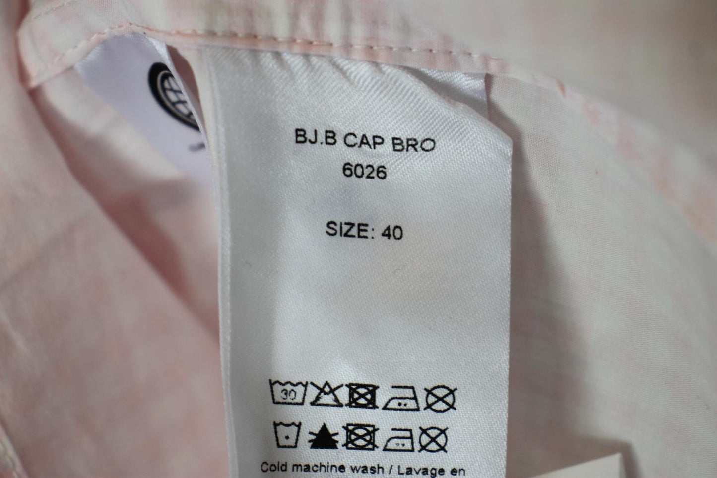 GANNI Ladies Pink & White Cotton Check Puff Sleeve Knee Length Dress UK12 BNWT