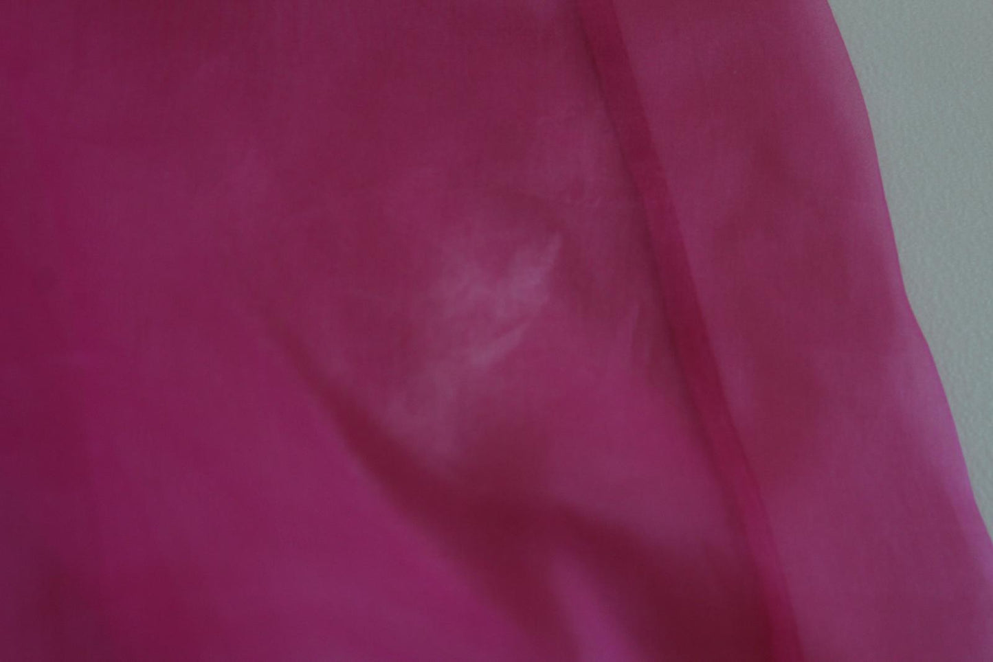 STAUD Ladies Bright Pink Sheer Silk Sleeveless V-Neck Maxi Dress Size XS NEW