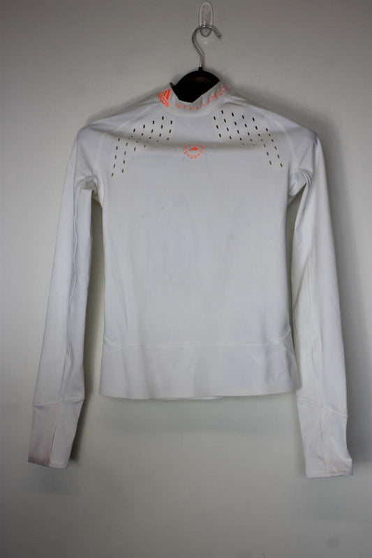 ADIDAS X STELLA MCCARTNEY Ladies White Truepur Long Sleeve T-Shirt XS NEW