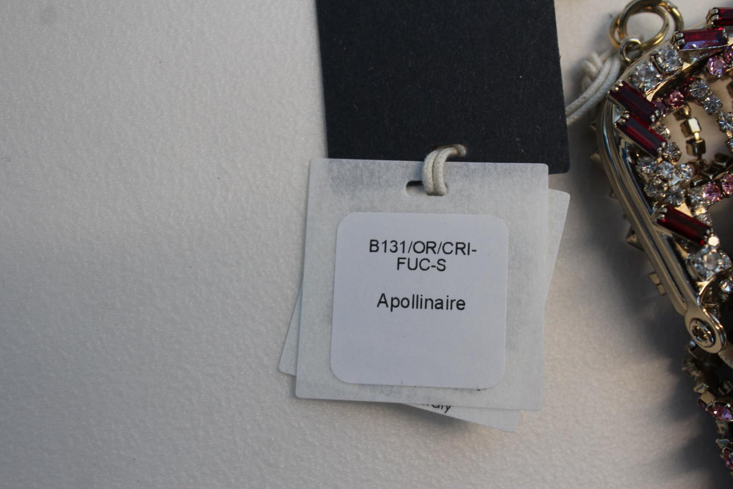 ROSANTICA Ladies Apollinaire Gold Tone Multi Crystal Bracelet Bag OS NEW