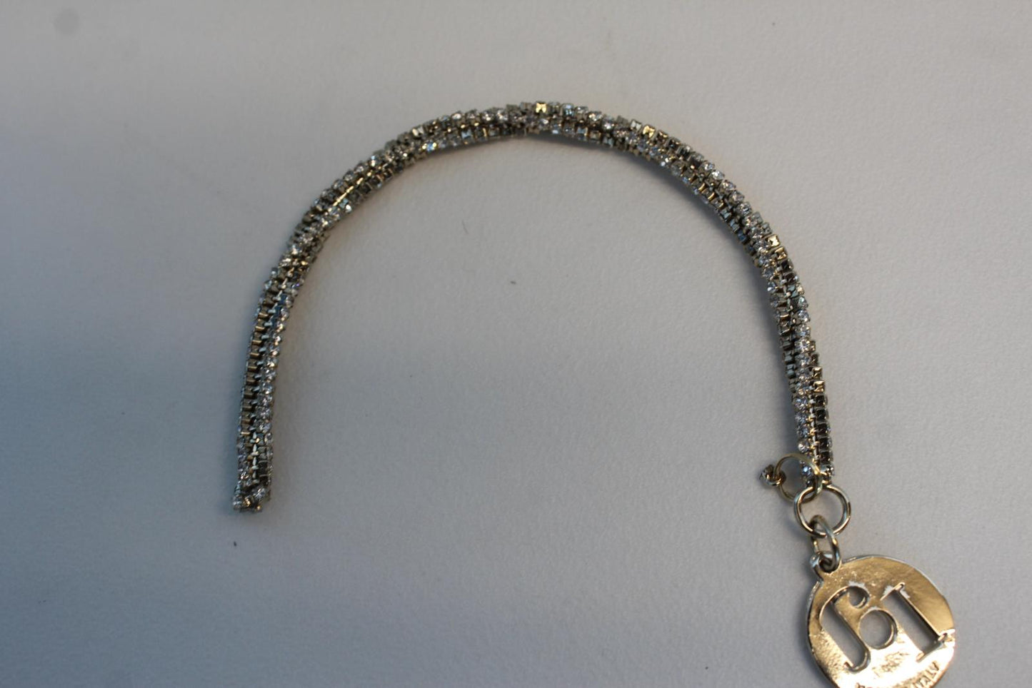 ROSANTICA Ladies Apollinaire Gold Tone Multi Crystal Bracelet Bag OS NEW