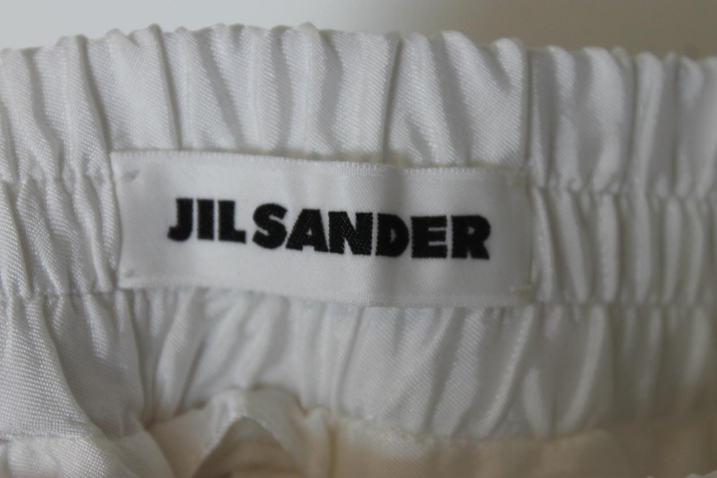 JIL SANDER Ladies White Linen Bermuda Shorts EU38 UK10 BNWT