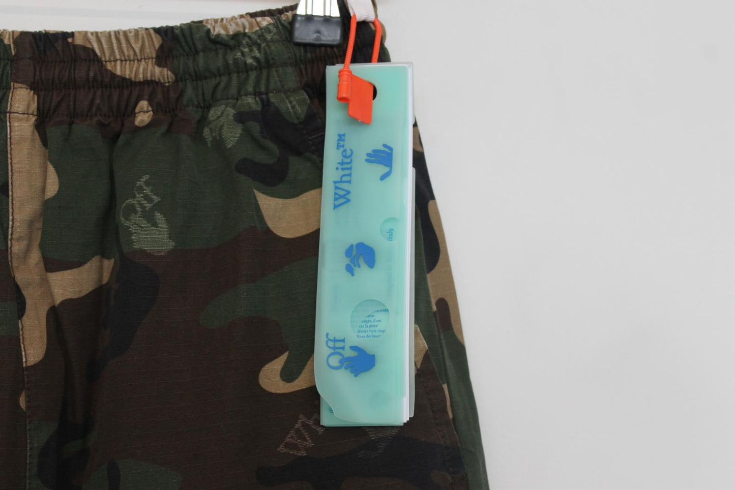 OFF-WHITE Men's Multicoloured Cotton Camo Casual Pant Trousers XXS BNWT