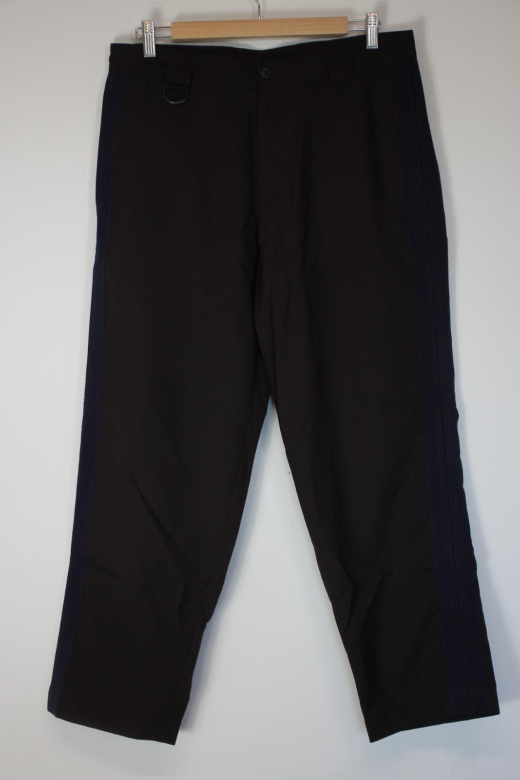 PAUL SMITH Men's Bourdaux w Navy Stripe Wide-Leg Trousers Size 32" BNWT