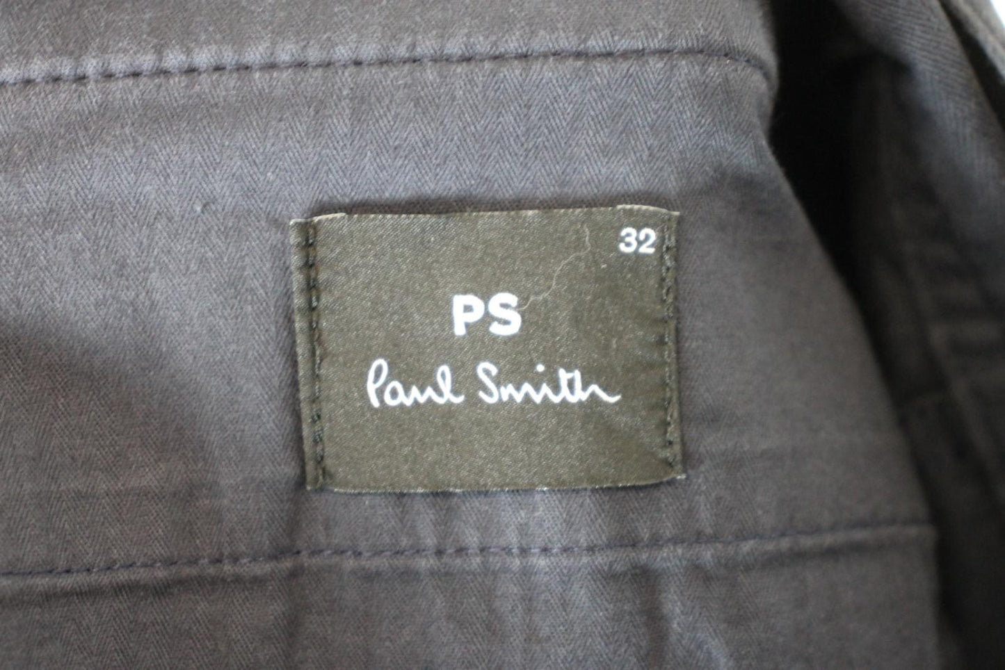 PAUL SMITH Men's Navy Blue Cotton Cargo Trousers Size 32" NEW