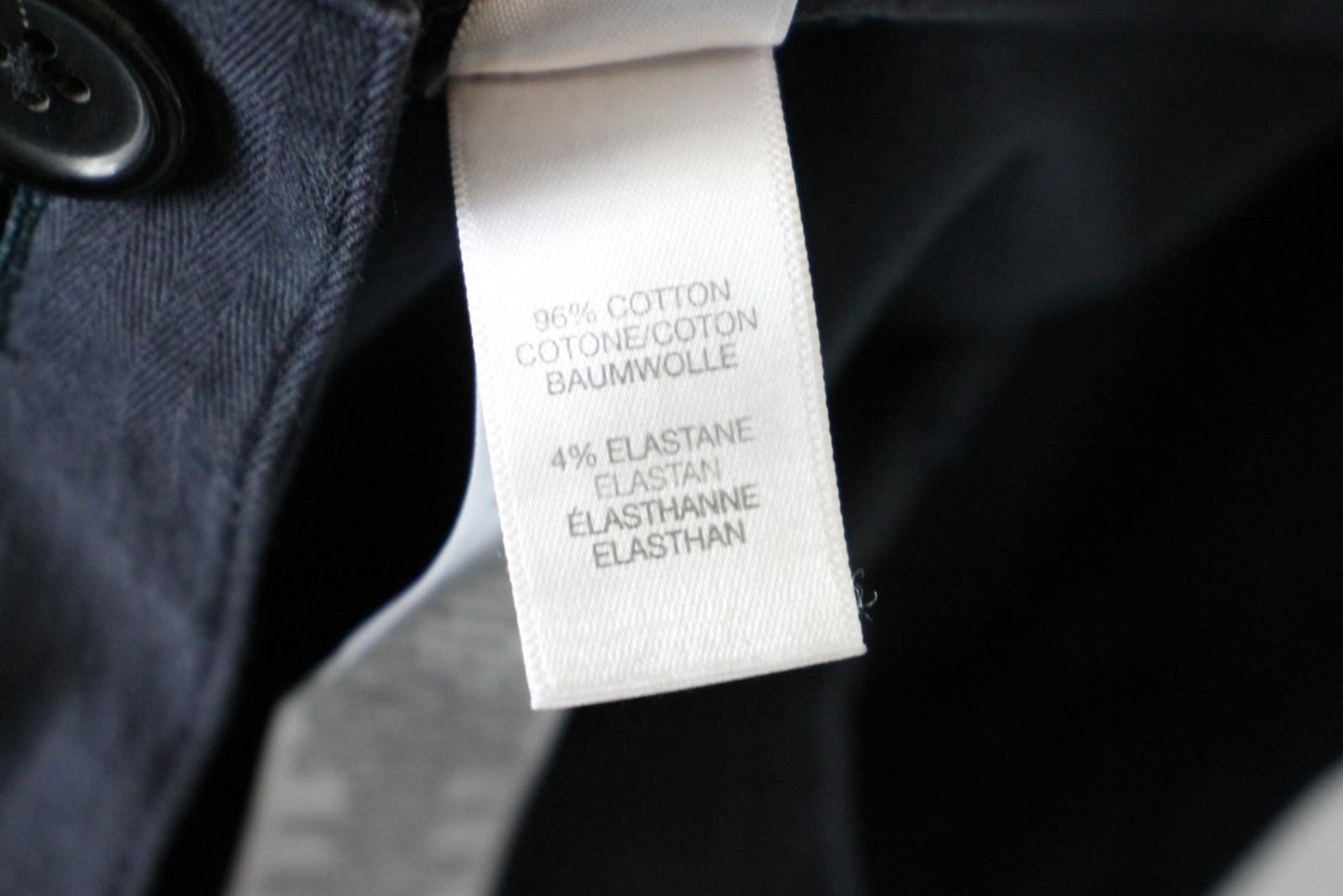 PAUL SMITH Men's Navy Blue Cotton Cargo Trousers Size 32" NEW