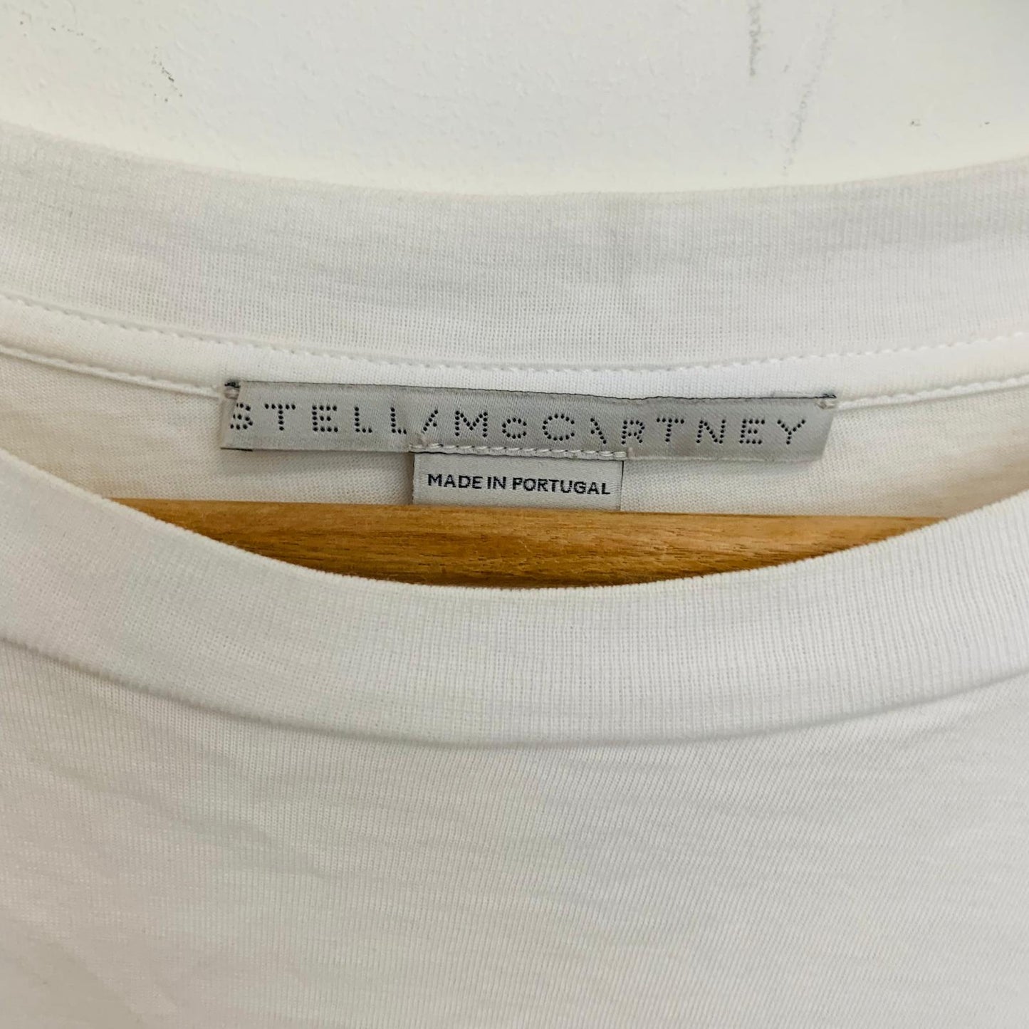 STELLA MCCARTNEY White Ladies Short Sleeve Cat Graphic T-Shirt UK12 NEW
