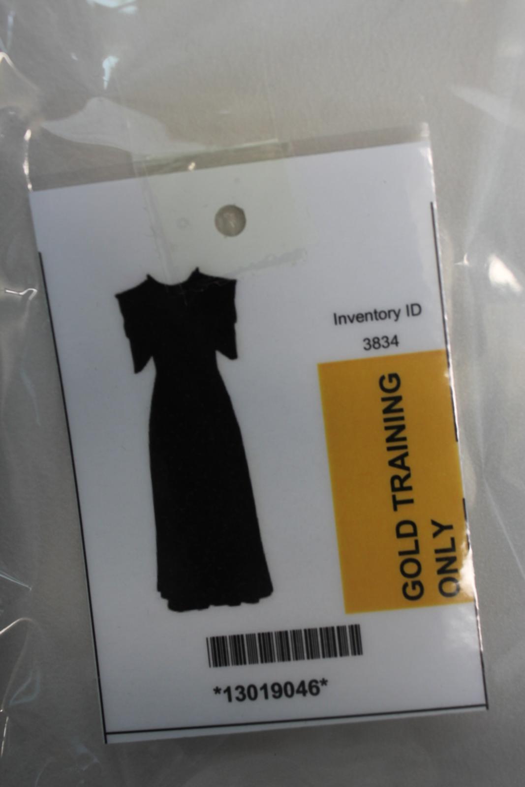 REJINA PYO Ladies Black Sleeveless Round Neck Rear Zip Midi Dress Size UK8 NEW