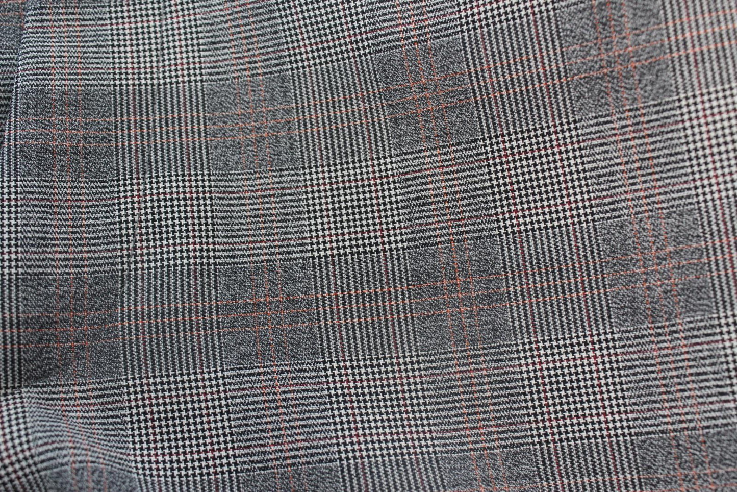 PAUL SMITH Men's Grey Multi Check Zip Fly Pure Wool Trousers 32" W33 L35 NEW