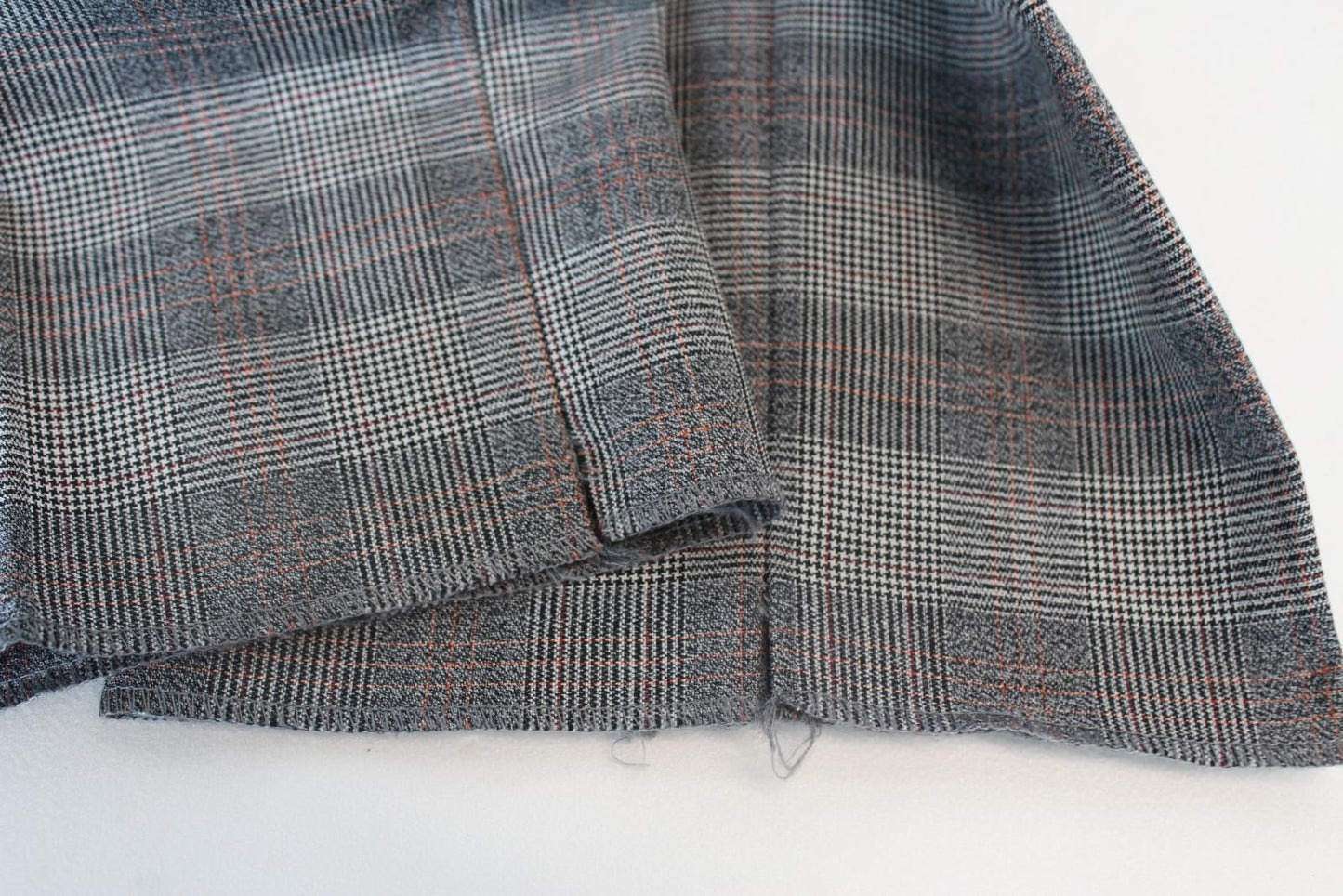 PAUL SMITH Men's Grey Multi Check Zip Fly Pure Wool Trousers 32" W33 L35 NEW