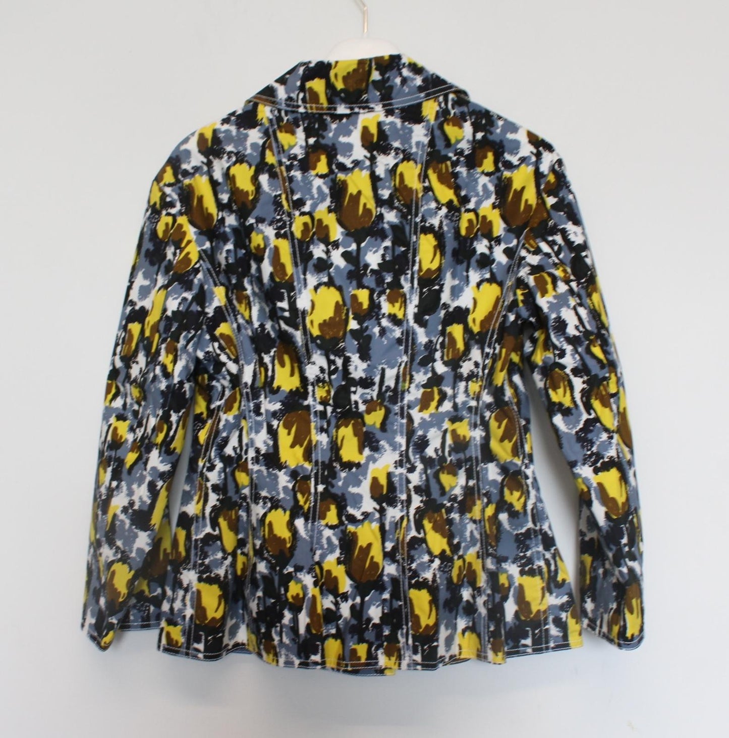MARNI Ladies Multi-Coloured Printed Pure Cotton Blazer Jacket IT38 UK6 NEW