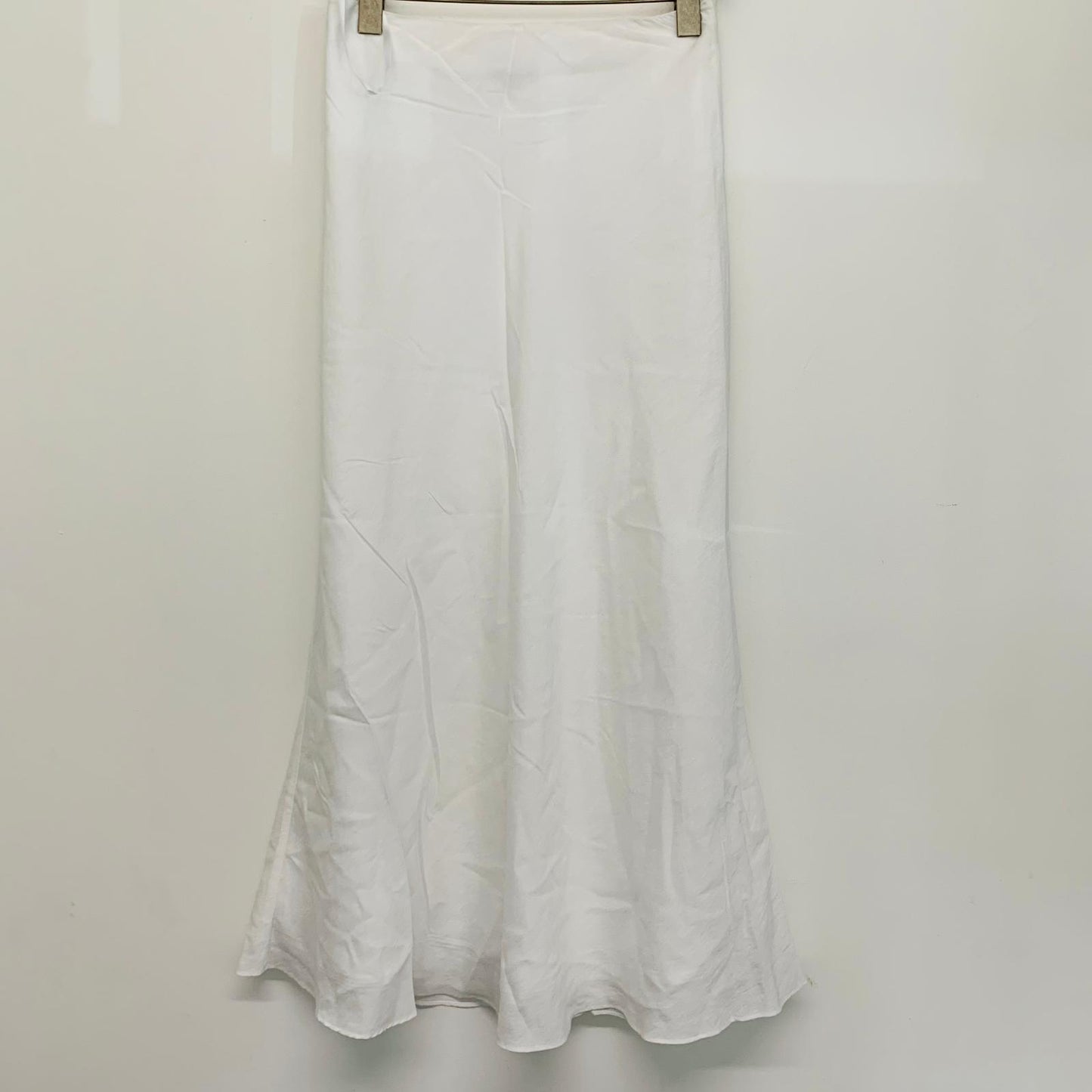 STAUD White Ladies Lined Long Summer A-Line Skirt Size UK XS NEW