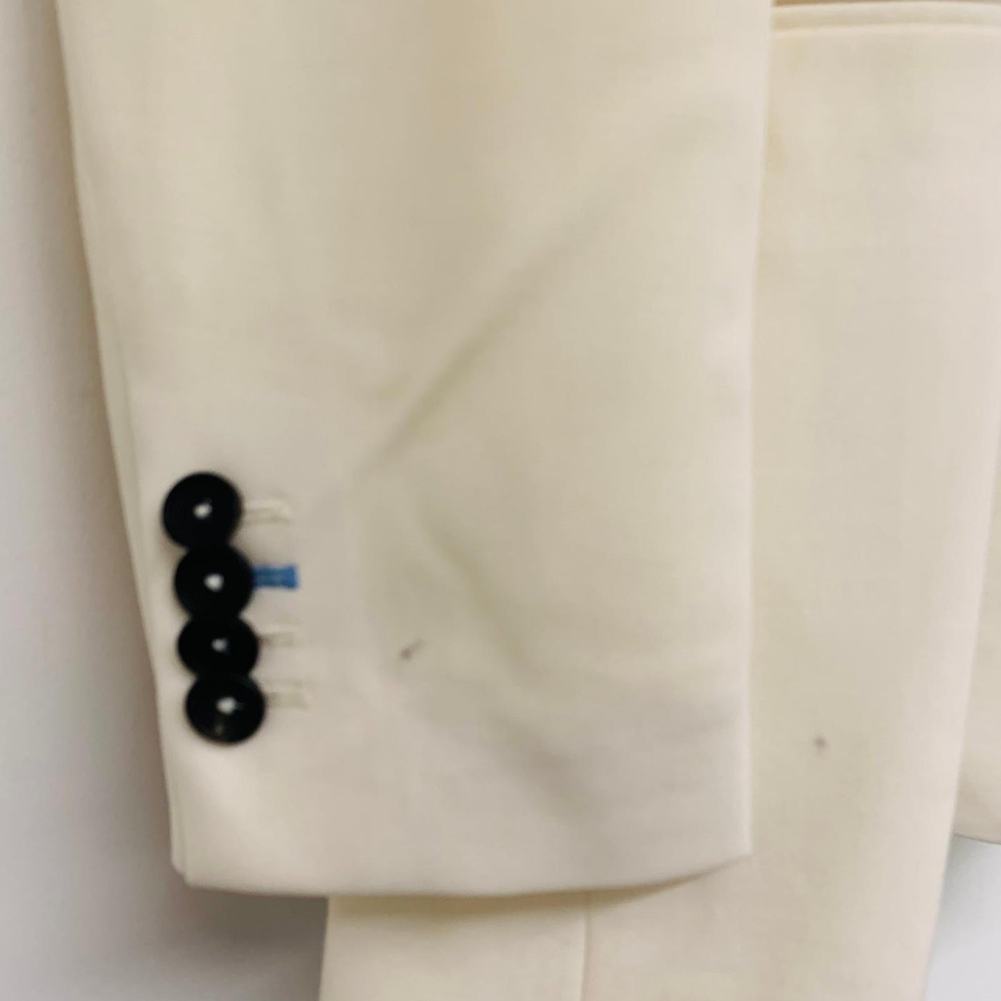 PAUL SMITH White Men's Long Sleeve Single Button Cream Blazer Jacket S/ 40 NEW