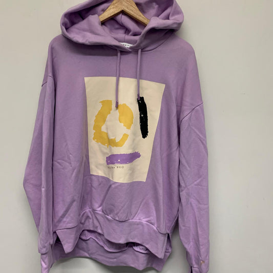 REJINA PYO Purple Ladies Long Sleeve Cowl Neck Pullover Jumper Size UK XS NEW