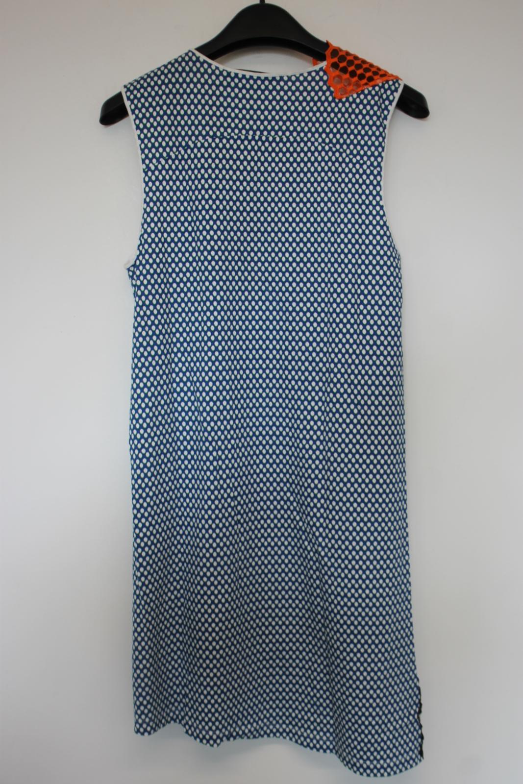 STELLA MCCARTNEY Ladies Multicolour Cotton Asymmetrical Dress EU36 UK8 NEW