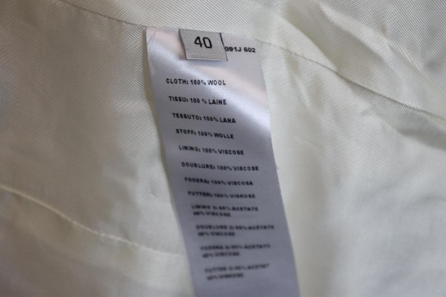 PAUL SMITH Ladies White Wool Blazer Suit Jacket EU40 UK12 NEW