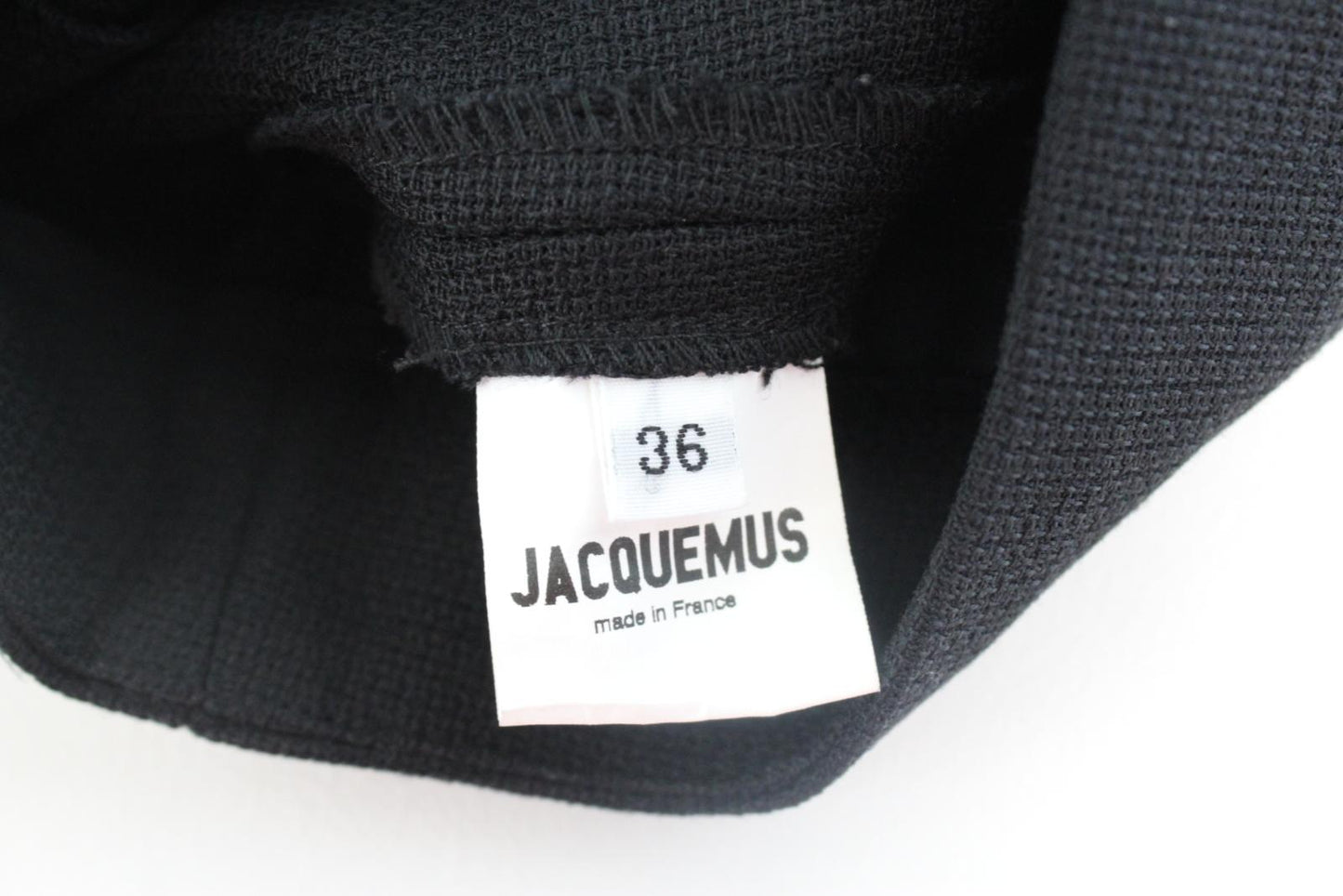 JACQUEMUS Ladies Le Rivera Black Zip Cropped Wool Trousers EU36 UK8 W27 L24 NEW