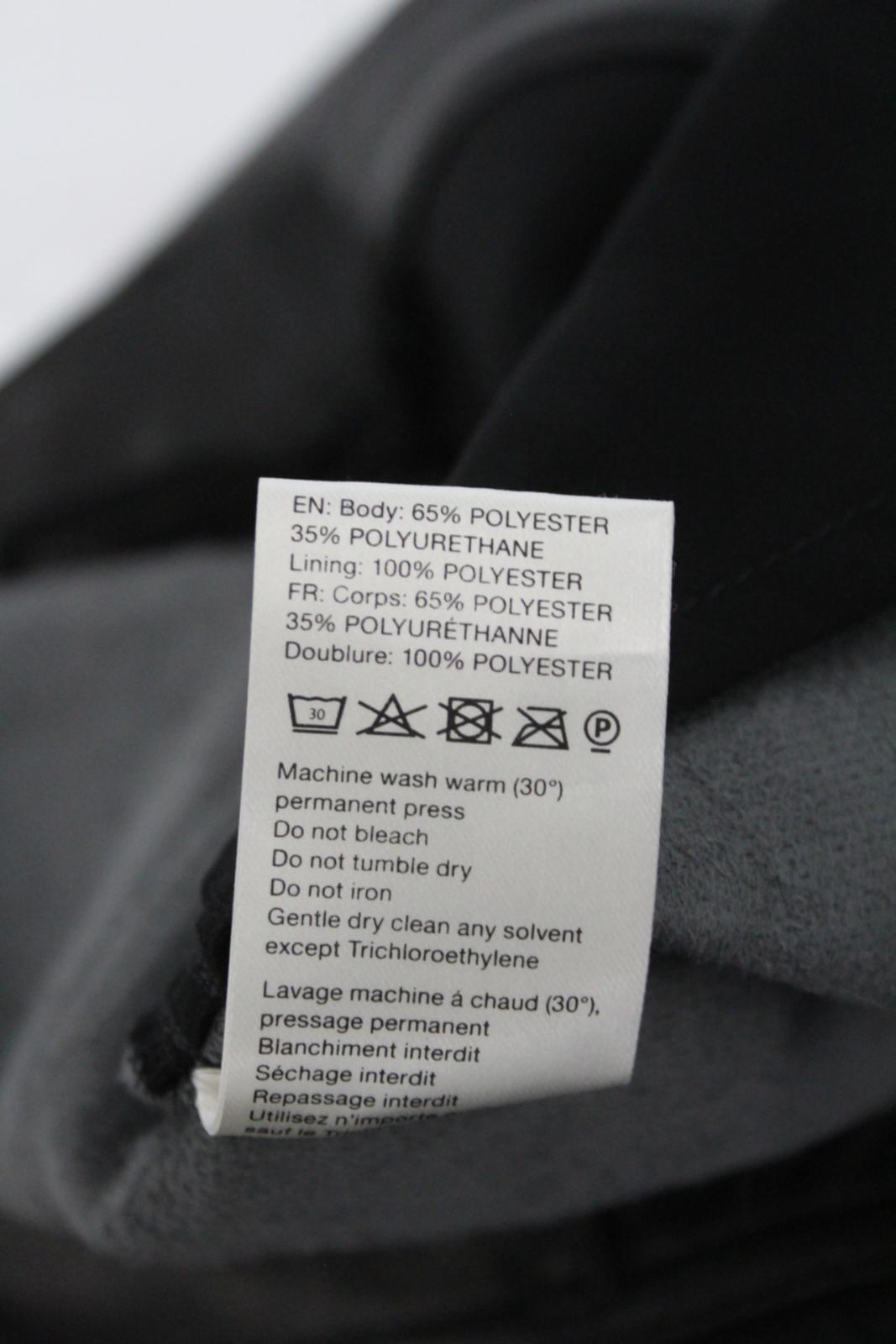 NANUSHKA Ladies Black Vegan Faux Leather Vinni 5-Pocket Trousers Size XS NEW