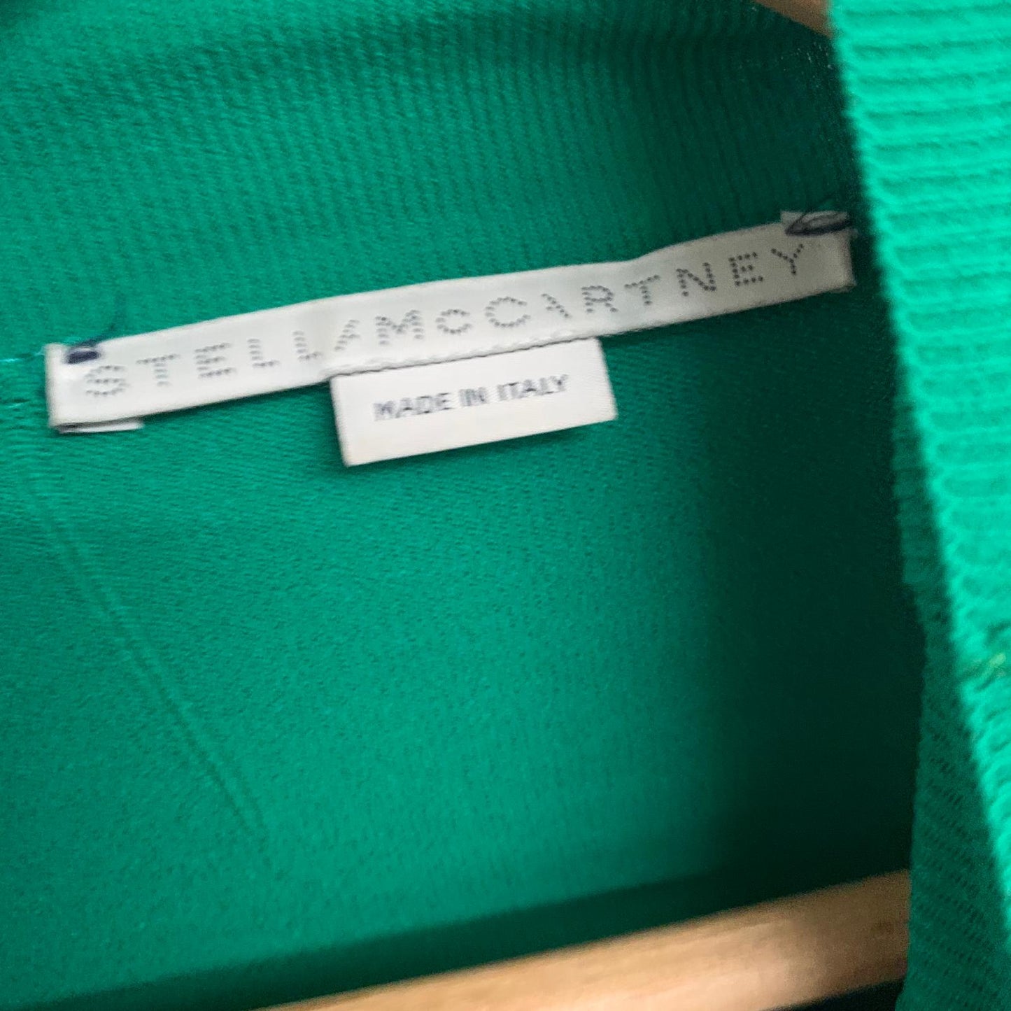 STELLA MCCARTNEY Green Ladies Long Sleeve High Neck Pullover Jumper UK 12 NEW