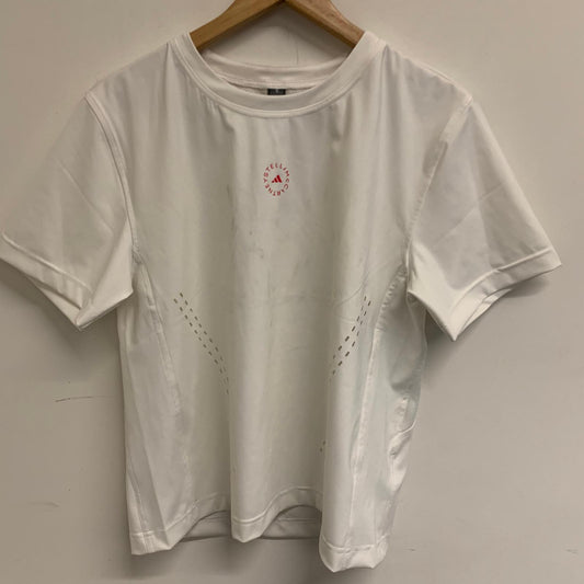 ADIDAS X STELLA MCCARTNEY White Ladies Sports Short Sleeve T-Shirt Size UK S NEW