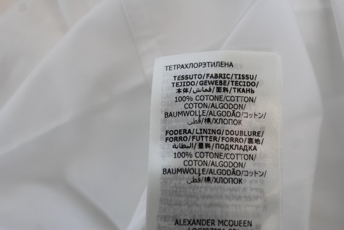 ALEXANDER MCQUEEN Ladies White Cocoon Sleeved Zip Cotton Mini Dress IT38 UK6 NEW