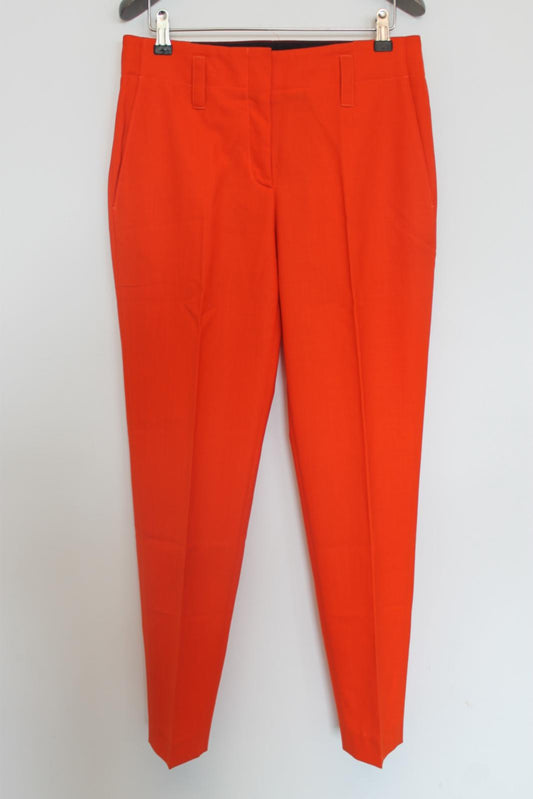 PAUL SMITH Ladies Orange Wool Dress Trousers EU36 UK8 NEW