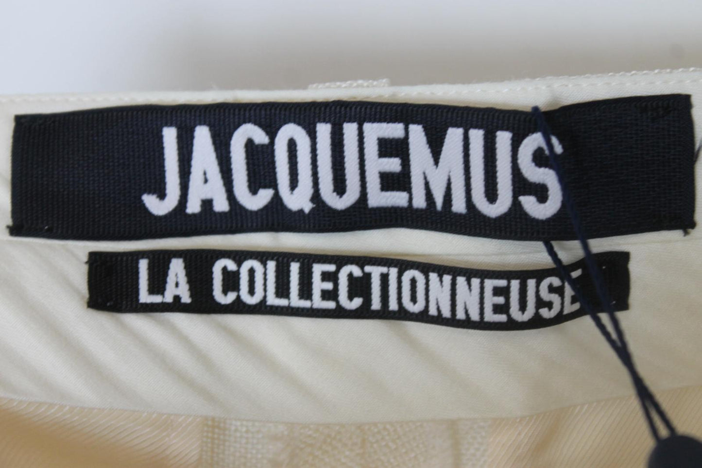 JACQUEMUS Ladies Off White La Colletionneuse Wide-Leg Trousers EU34 UK6 NEW