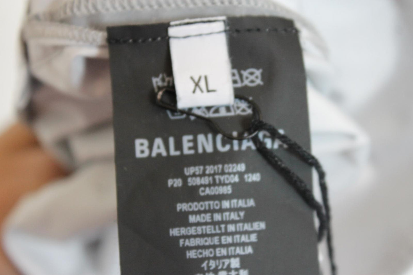 BALENCIAGA Men's Silver Trousers Size XL NEW