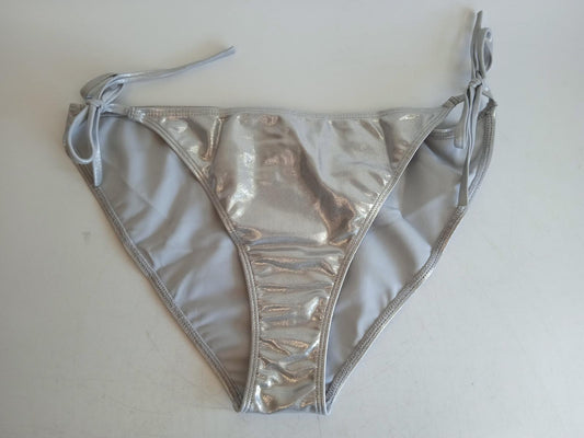 ISABEL MARANT Ladies Silver Stefs Metallic Bikini Bottoms Size EU36 UK10 NEW