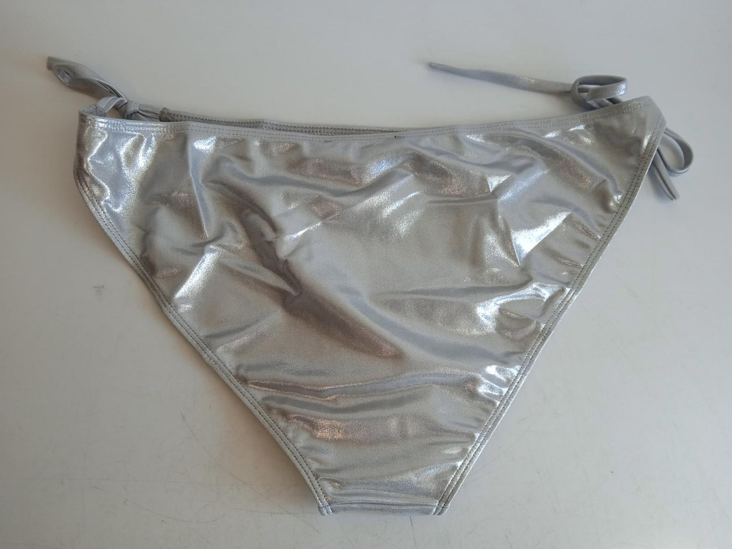 ISABEL MARANT Ladies Silver Stefs Metallic Bikini Bottoms Size EU36 UK10 NEW