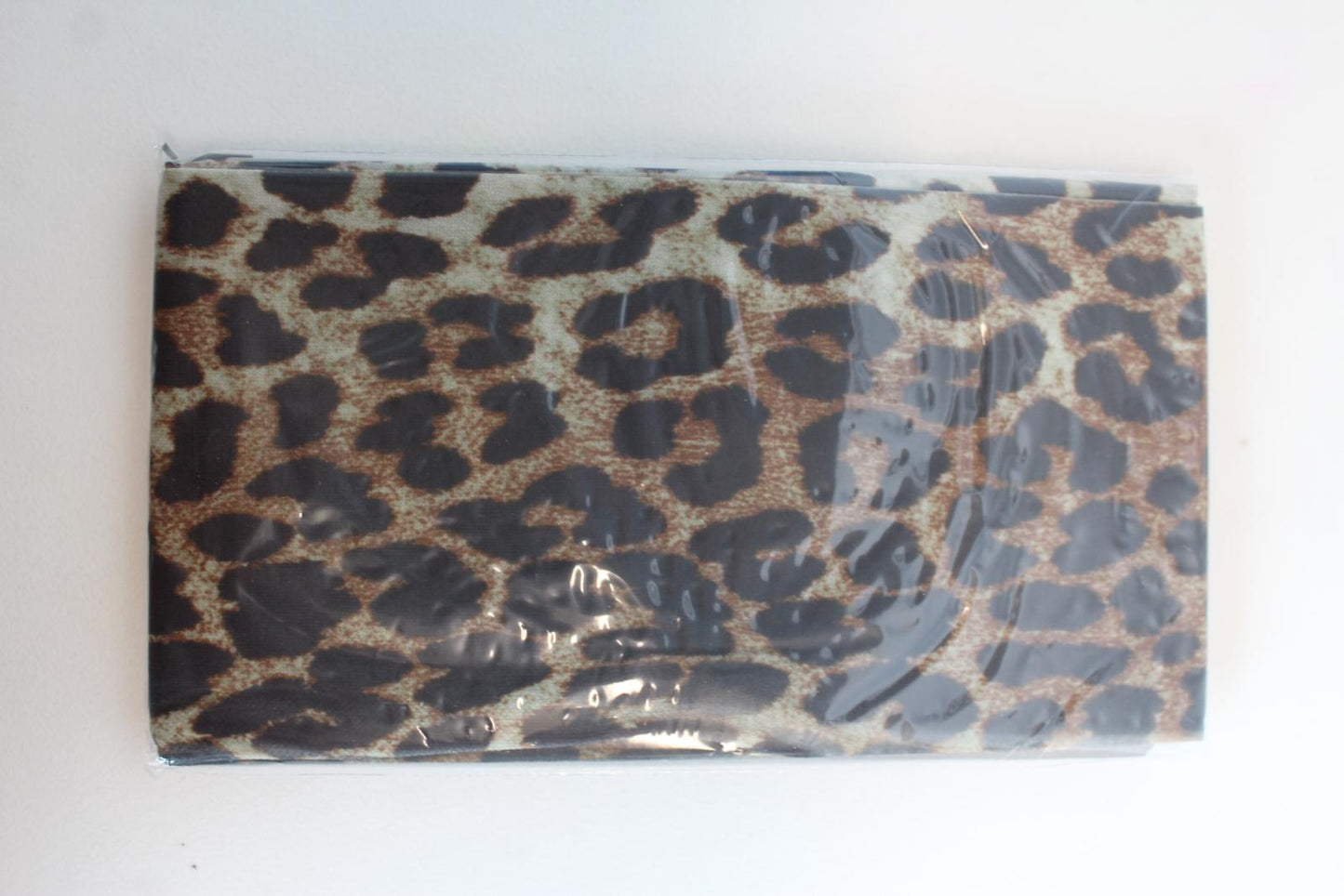 GANNI Ladies A2182 Brown Black Leopard 60 Denier Recycled Printed Tights S NEW