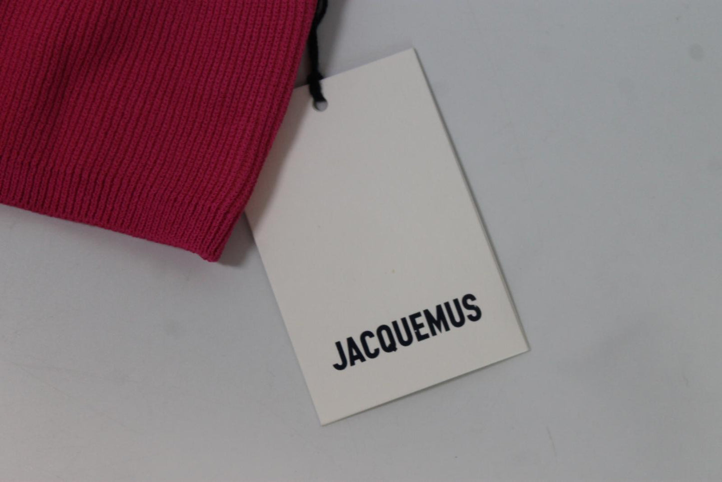 JACQUEMUS Ladies Pink Le Bandeau Valensole Knit Bikini Top Size XS BNWT