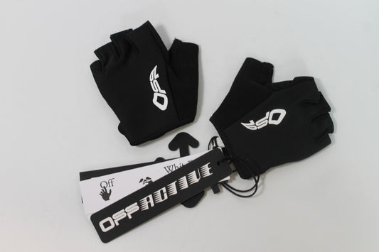 OFF-WHITE Ladies Black Active Wavy Logo Gloves O/S BNWT