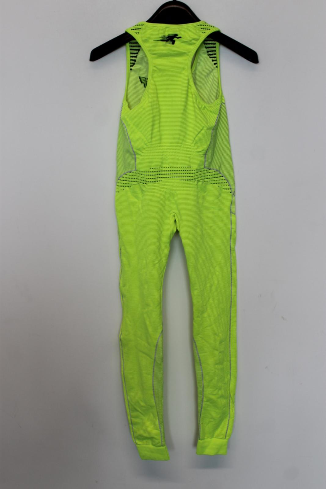 OFF-WHITE Ladies Florescent Yellow Athletic Jumpsuit Size S NEW