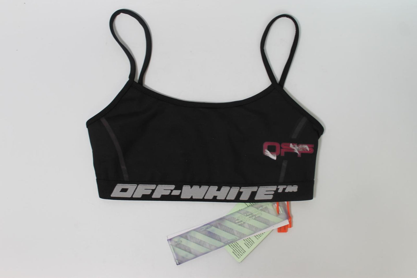 OFF-WHITE Ladies Black Active Training Bra Size 36 NEW