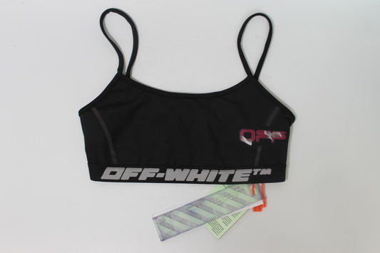 OFF-WHITE Ladies Black Active Training Bra Size 36 NEW