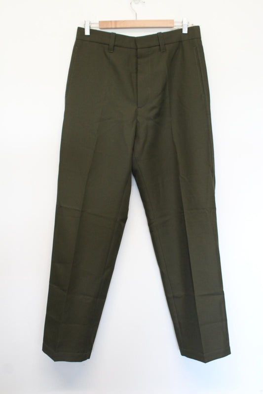 MARNI Men's Green Button Fly Twill Trousers Pants Size IT48/M W34 L33 NEW