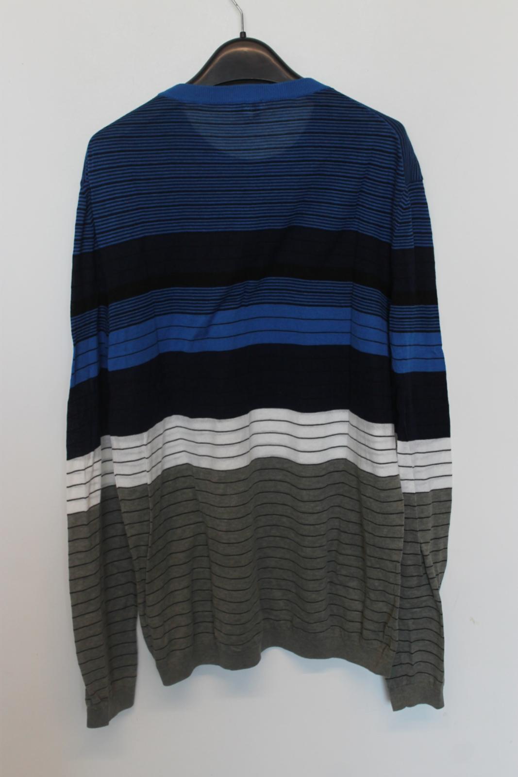 KENZO Men's Multicoloured Striped Cotton Long Sleeve Lightweight Jumper M NEW