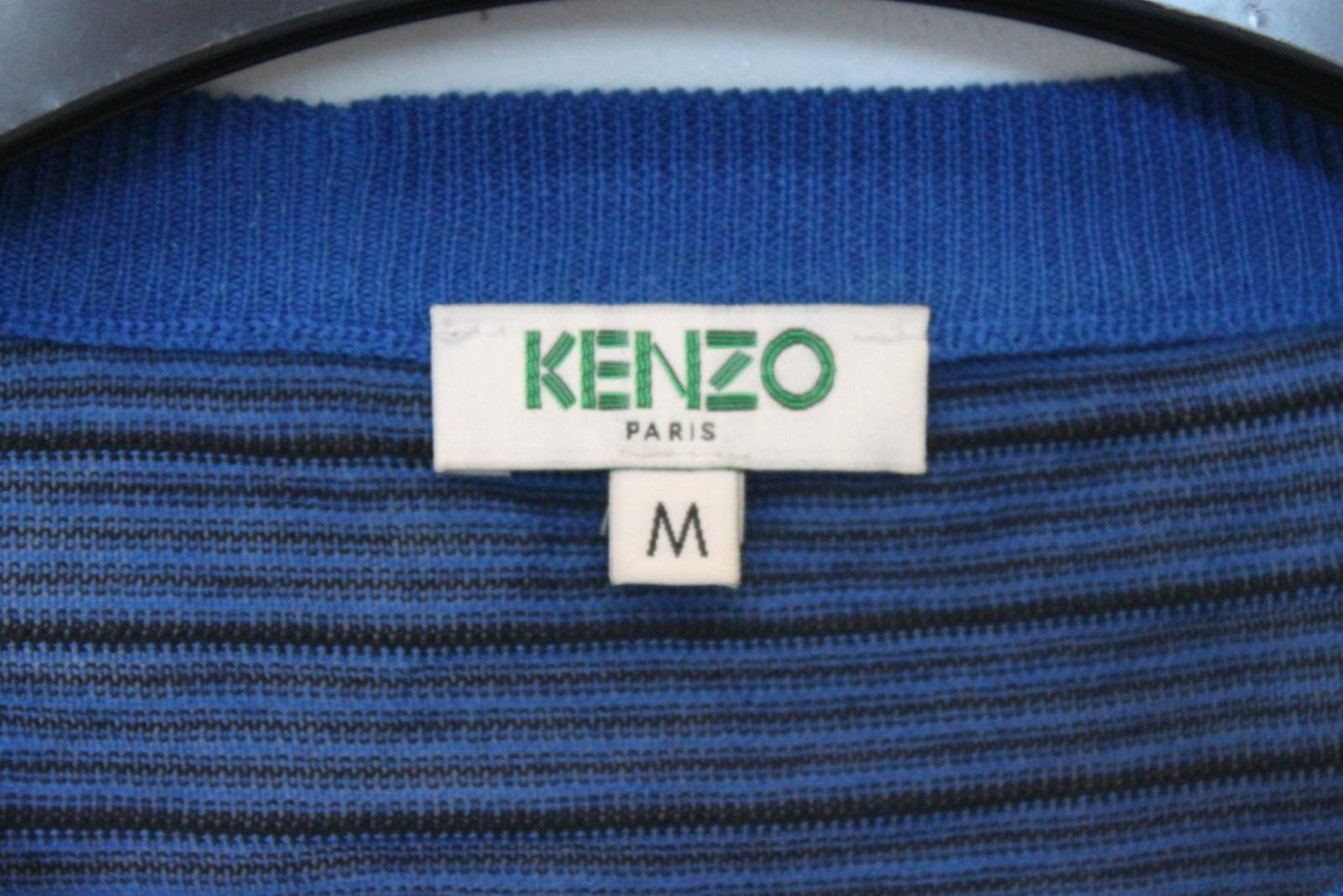 KENZO Men's Multicoloured Striped Cotton Long Sleeve Lightweight Jumper M NEW