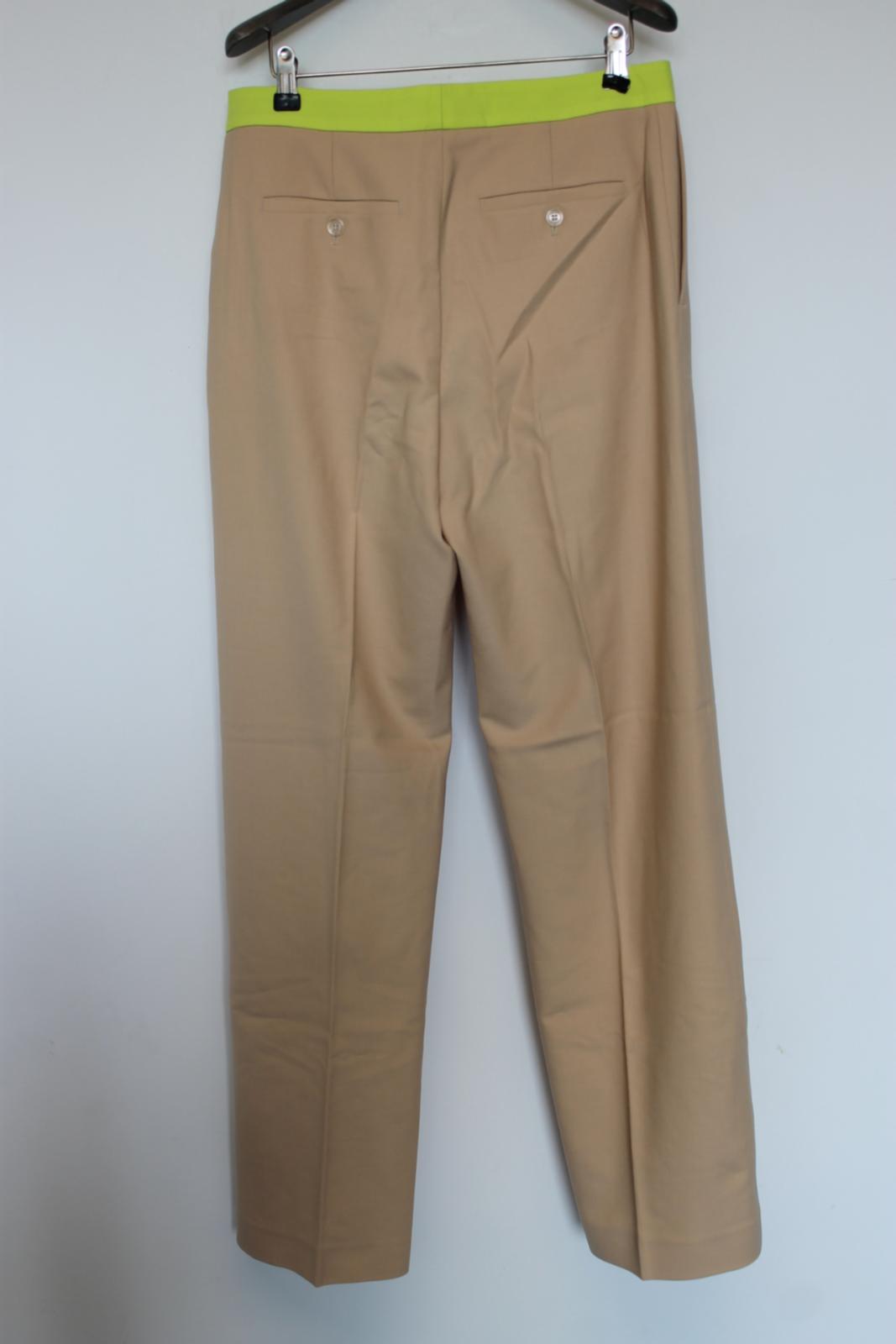 OFF-WHITE Ladies Camel Brown Active Light Formal Pants Trousers EU36 UK8 BNWT