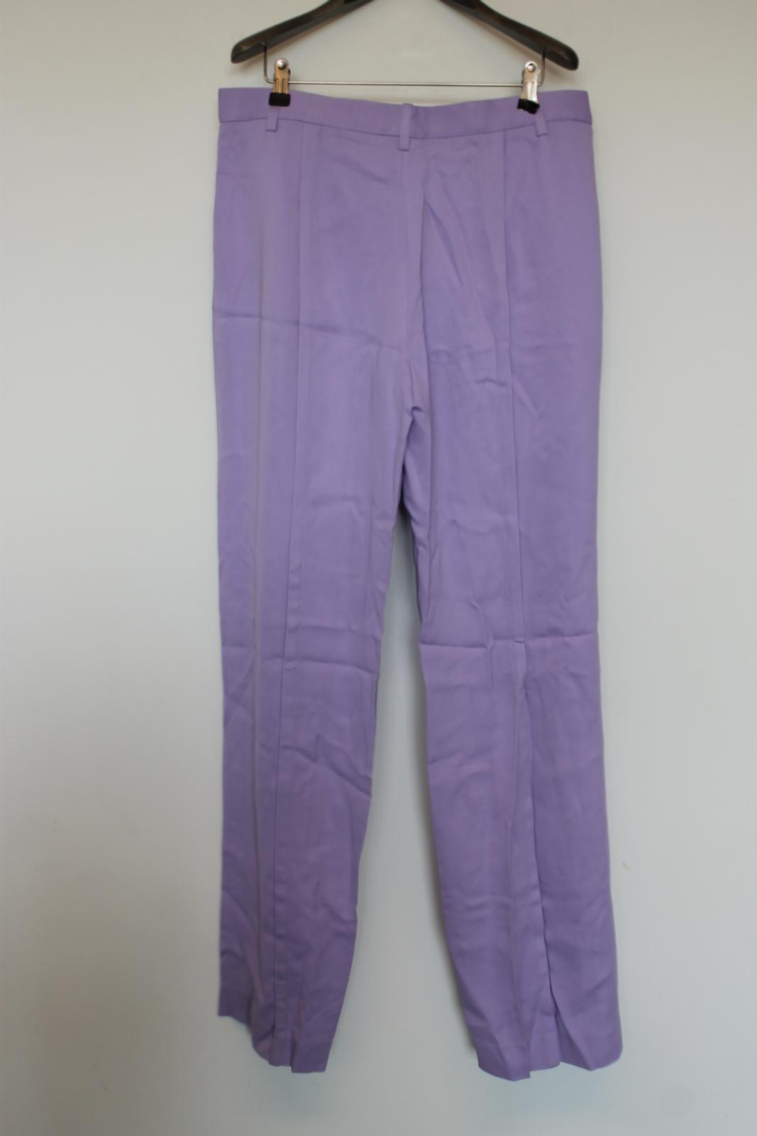 VERSACE Ladies Lavender Wide-Leg Dress Trousers EU40 UK12 BNWT