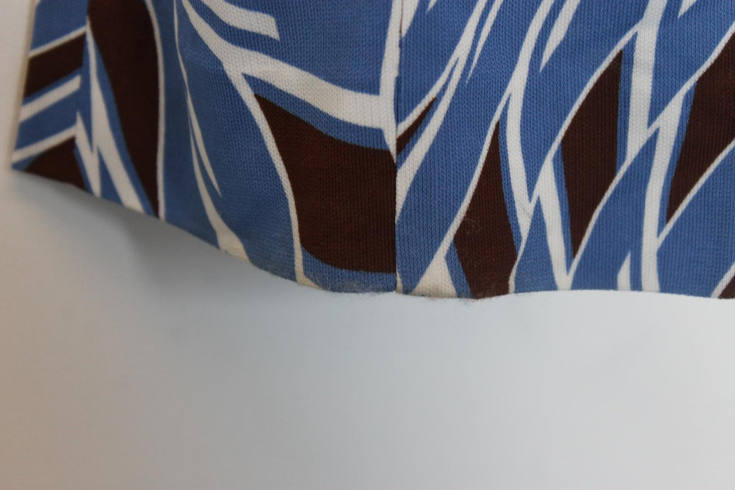 PRADA Ladies Blue/Brown/White Belted Trousers EU36 UK8 NEW