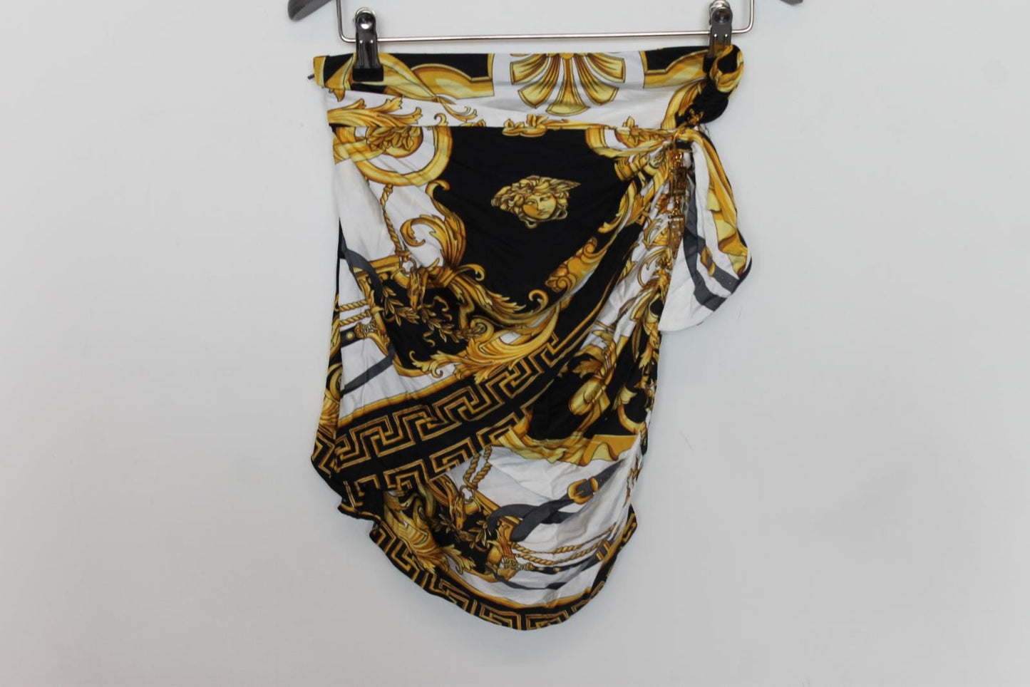 VERSACE Ladies Multicolour Printed Mini Wrap Skirt EU32 UK4 NEW