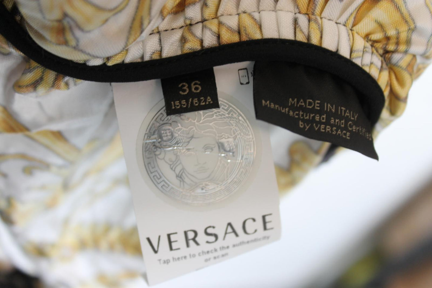 VERSACE Ladies Multicolour Printed Mini Wrap Skirt EU32 UK4 NEW