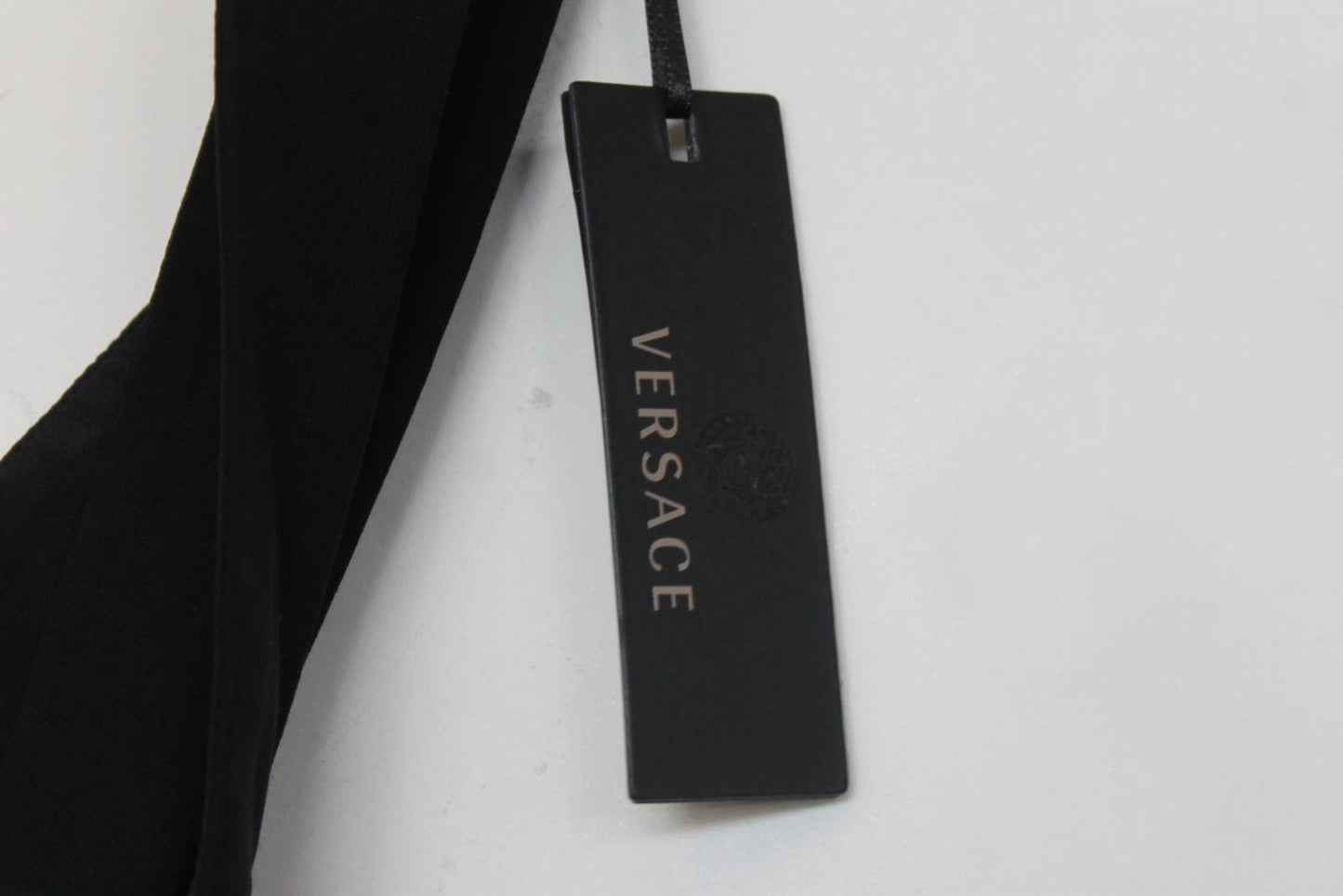 VERSACE Ladies Black Long Cross-Strap Cup Detail Dress EU36 UK8 BNWT