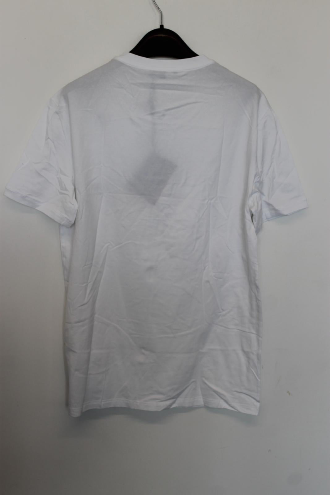 BALMAIN Ladies White Cotton Short Sleeve Embroidered Logo T-Shirt XS BNWT