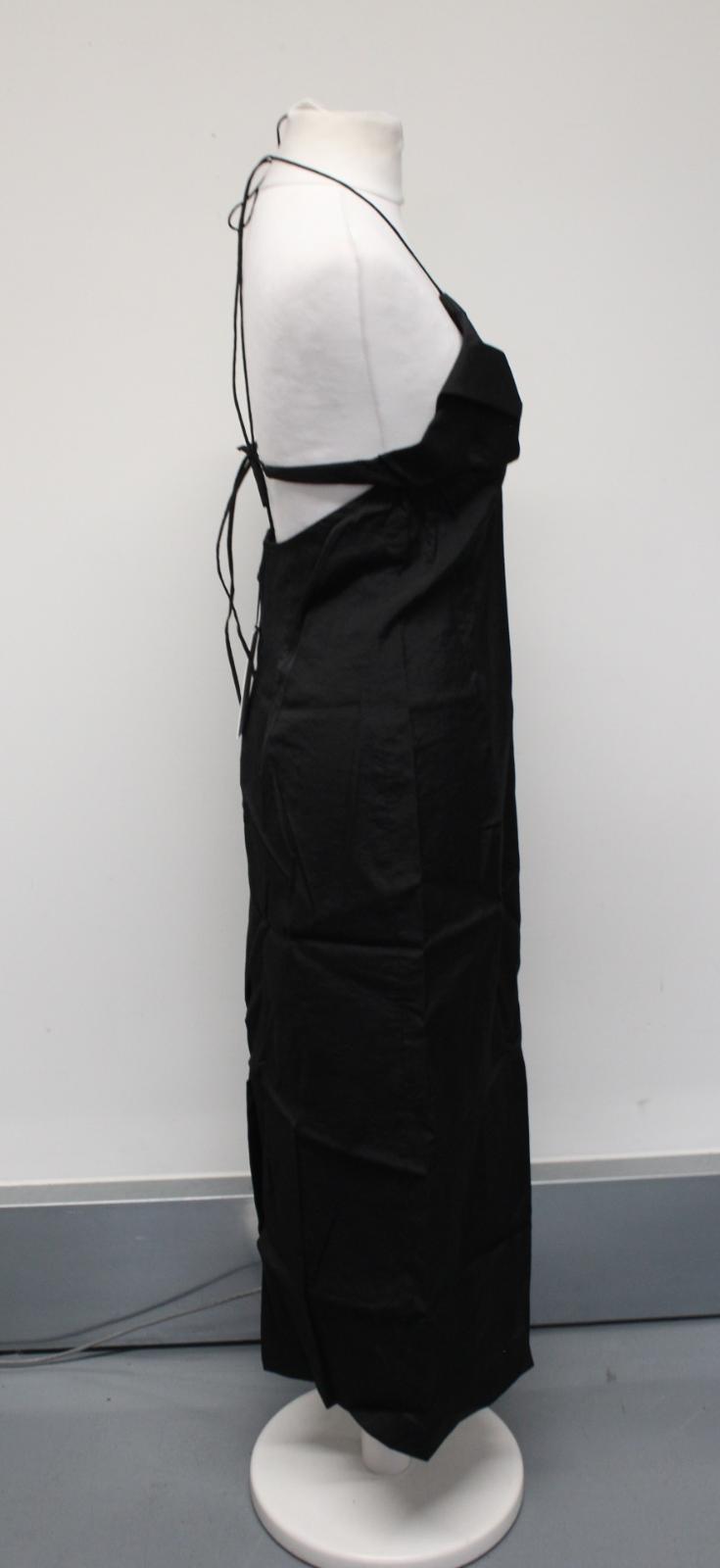 JACQUEMUS Ladies La Robe Bambino Longue Black Halter Midi Dress EU38 UK10 NEW