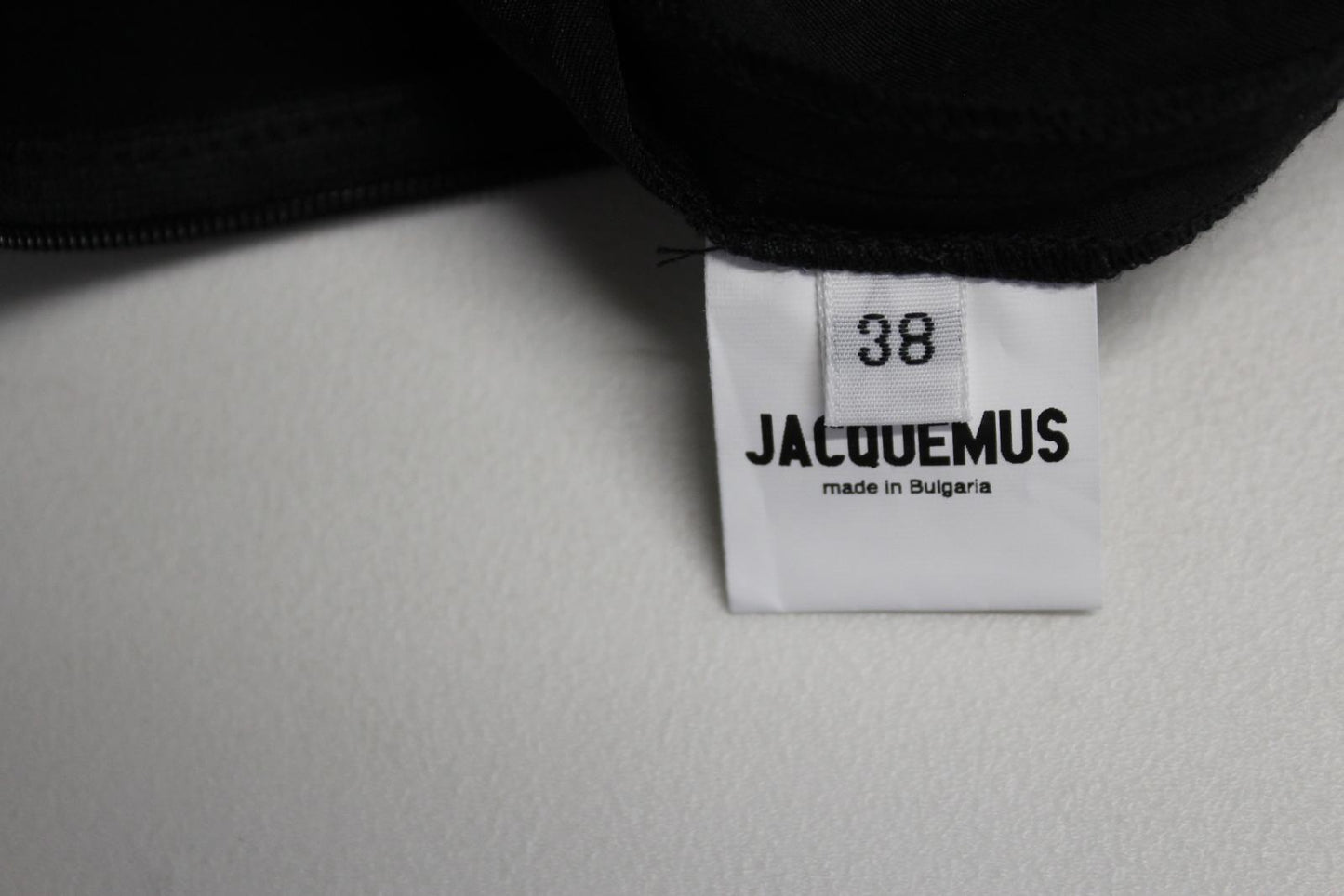 JACQUEMUS Ladies La Robe Bambino Longue Black Halter Midi Dress EU38 UK10 NEW