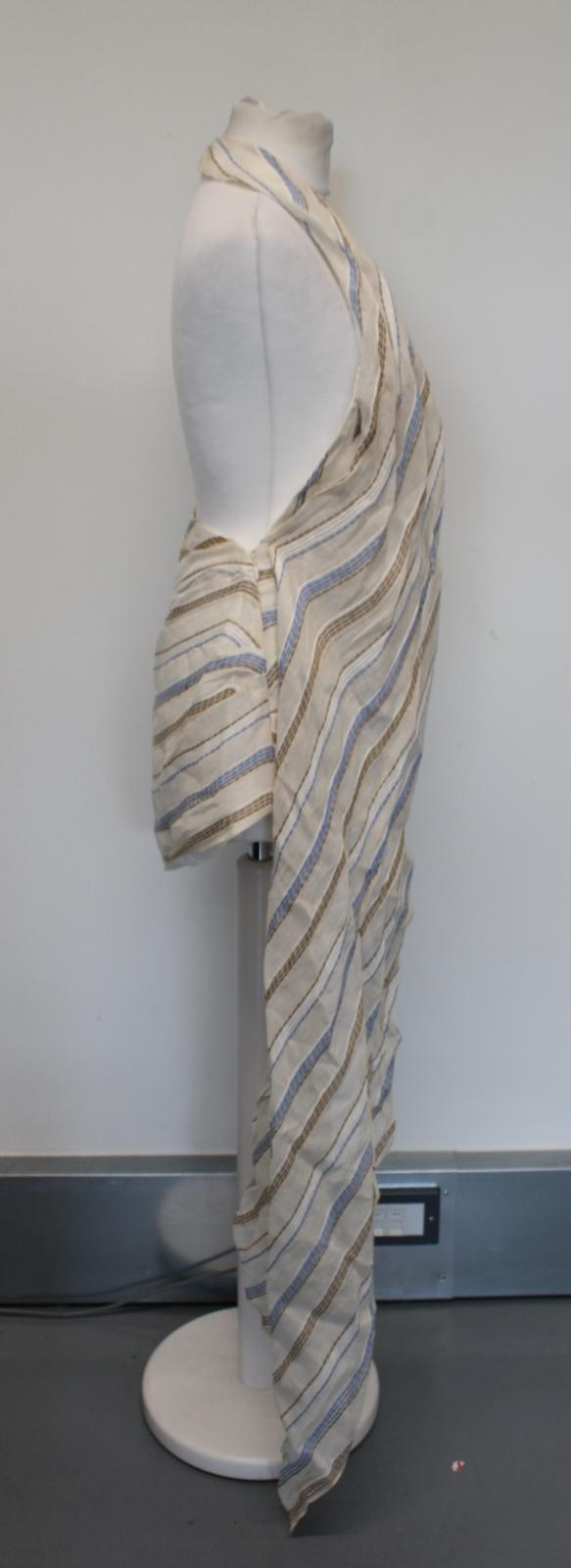 JACQUEMUS Ladies La Robe Spezia Beige Multi Striped Mini Dress EU36 UK8 NEW
